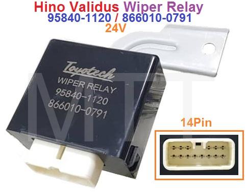 Wiper Relay-Hino Validus 500 700