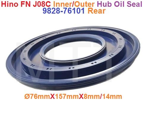 Hub Oil Seal-Hino Profia FN J08C ( Rr Out ) - Image 2