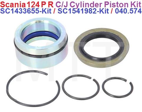 Cabin Jack Cylinder Piston Kit-Scania 124