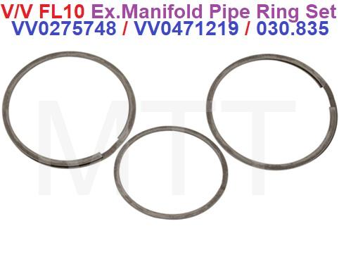 Exhaust Manifold Pipe Ring Set-Volvo FL10