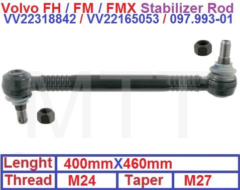 Stabilizer Rod-Volvo FM13