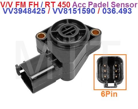 Accelerator Padel Sensor-Renault 450