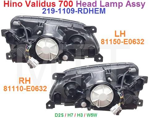 Hino Victor Head Lamp Assy ( HID ) - Image 2