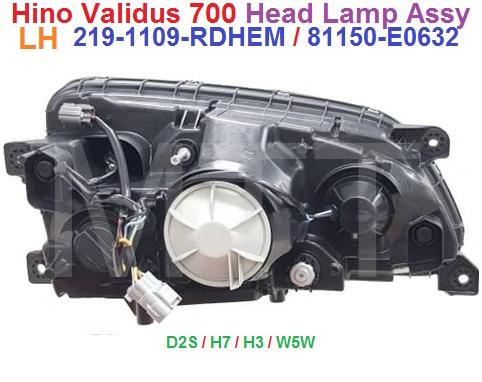 Hino Victor Head Lamp Assy ( HID ) - Image 6