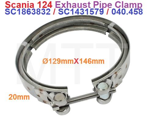 Exhaust Pipe Clamp/Clip-Scania P R