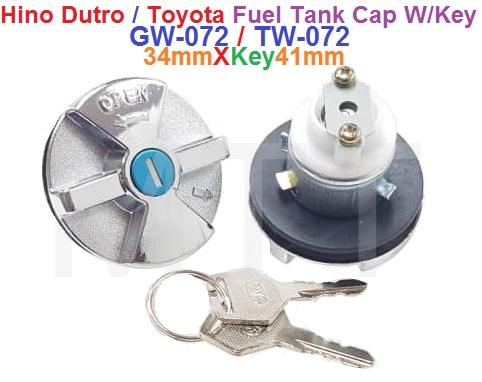 Fuel Tank Cap W/Key-Hino Dutro