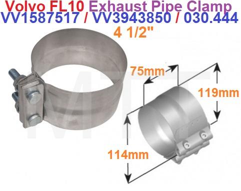 Exhaust Pipe Clamp/Clip-Volvo FL10 FM10 - Image 2