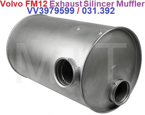 Exhaust Muffler Tank-Volvo FM12