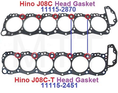Head Gasket-Hino J08C J08E - Image 2