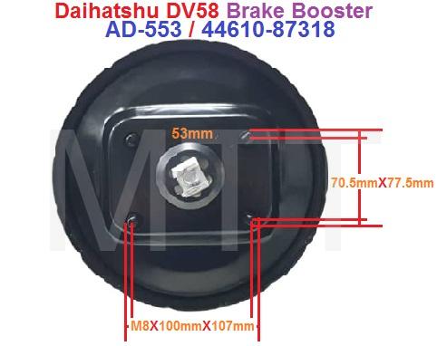 Brake Booster-Daihatsu DV58 DV118 13B - Image 7