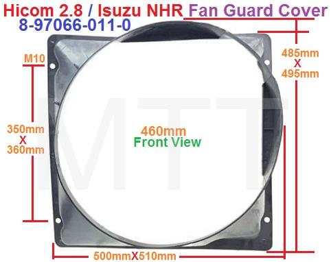 Fan Guard Shroud Cover-Hicom 2.8 / Isuzu NHR