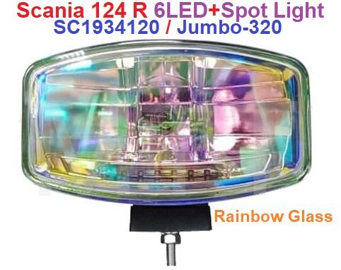 Spot Light+6LED Lamp-Scania ( Rainbow )