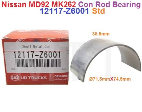 Con Rod Bearing-Nissan MD92 MK262 - Image 2