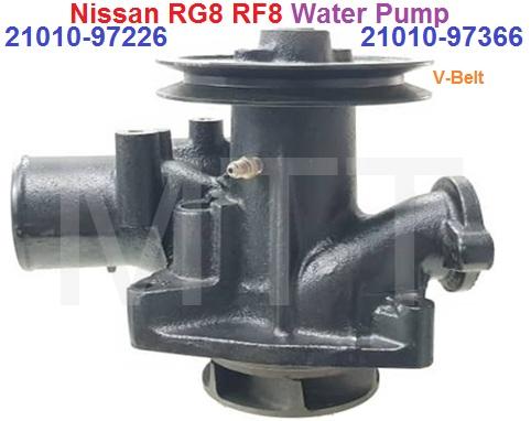 Water Pump-Nissan RF8 RG8 CW520 ( V-Belt ) - Image 2