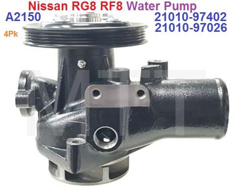 Water Pump-Nissan RF8 RG8 CW520 ( 4PK-Belt ) - Image 3