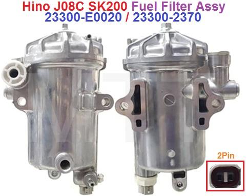 Fuel Filter Assy-Hino J08E S05C SK200