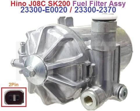 Fuel Filter Assy-Hino J08E S05C SK200 - Image 5