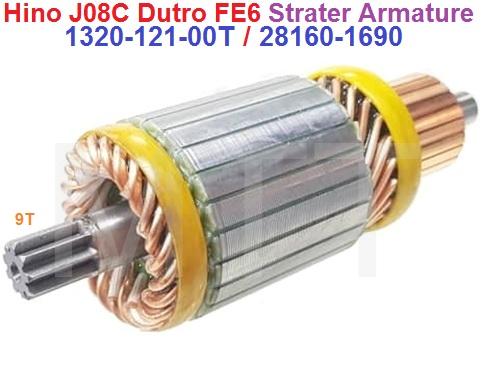 Starter Armature-Hino J08C Dutro / N/S FE6