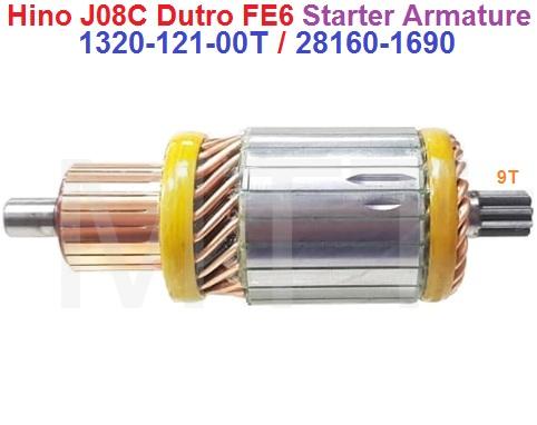 Starter Armature-Hino J08C Dutro / N/S FE6 - Image 4