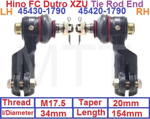 Tie Rod End-Hino FC FD17 XZU420 ( Side Bolt )