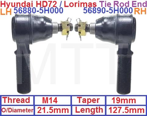 Tie Rod End-Hyundai HD72 / Lorimas
