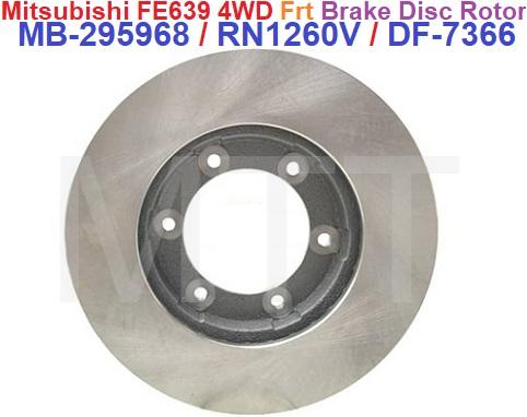 Front Disc Rotor-Mitsubishi FB511 FE639 - Image 5
