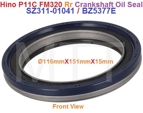 Crankshaft Oil Seal-Hino P11C FM320 ( Rr )