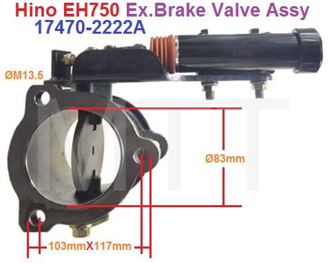 Exhaust Brake Cylinder Valve-Hino EF750 - Image 2