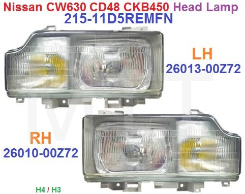 Nissan CW630 Head Lamp Assy