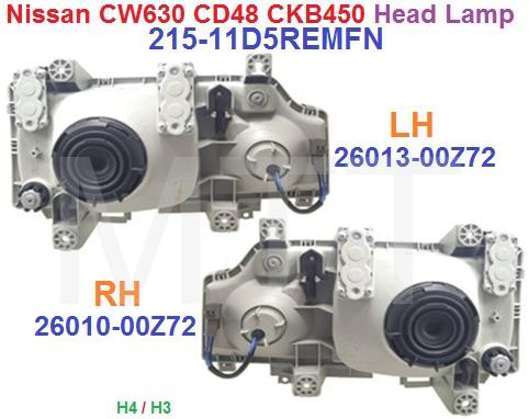 Nissan CW630 Head Lamp Assy - Image 2