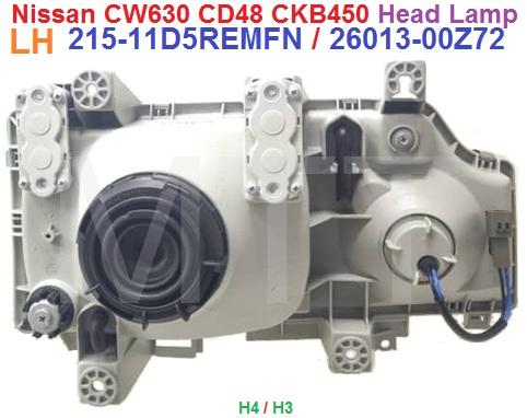 Nissan CW630 Head Lamp Assy - Image 4