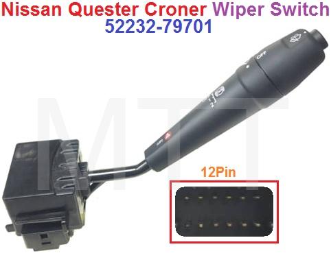 Wiper Switch-Nissan Quester Croner