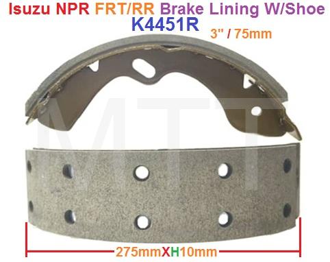 Brake Lining W/Shoe-Isuzu NPR