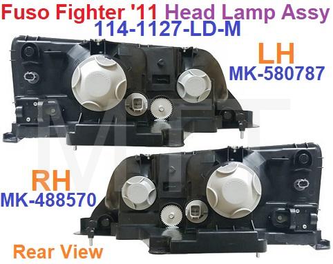 Fuso Fighter '11 Head Lamp Assy - Image 2