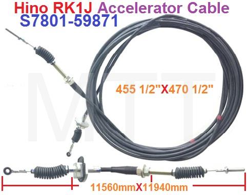Accelerator Cable-Hino RK1J Bus