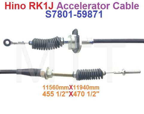 Accelerator Cable-Hino RK1J Bus - Image 3