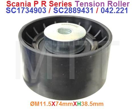 Tensioner Roller-Scania R Series - Image 4