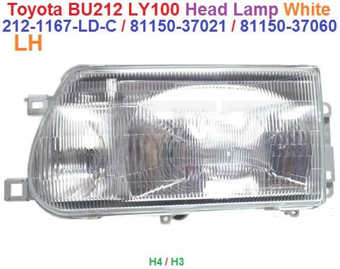 Toyota BU212 LY100 Head Lamp Assy (White) - Image 3