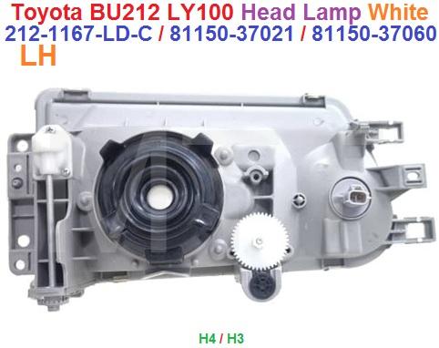 Toyota BU212 LY100 Head Lamp Assy (White) - Image 4