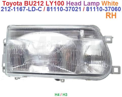 Toyota BU212 LY100 Head Lamp Assy (White) - Image 5