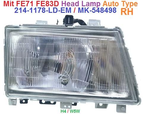 Mit.Canter FE71 FE83 Head Lamp Assy-Auto - Image 5
