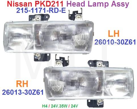 Nissan PKD211 Head Lamp Assy
