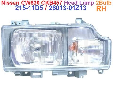 Nissan CW630 Head Lamp Assy (White) - Image 5