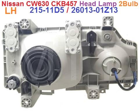 Nissan CW630 Head Lamp Assy (White) - Image 6