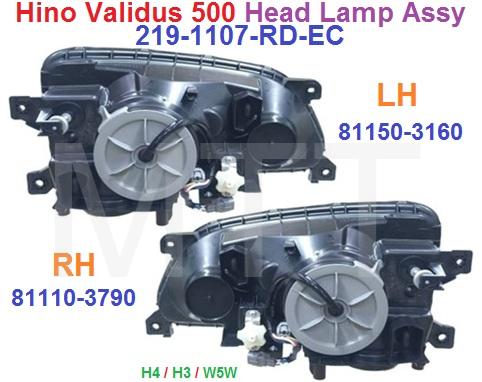 Hino Validus Head Lamp Assy - Image 2