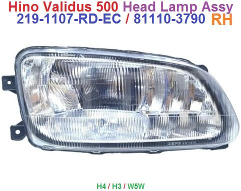 Hino Validus Head Lamp Assy - Image 5
