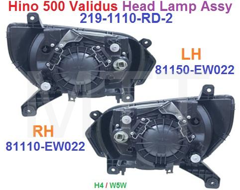 Hino Victor 500 Head Lamp Assy - Image 2