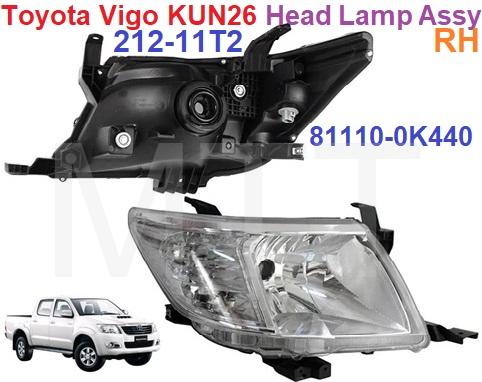 Toyota Vigo KUN26 Head Lamp Assy - Image 3