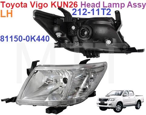 Toyota Vigo KUN26 Head Lamp Assy - Image 4