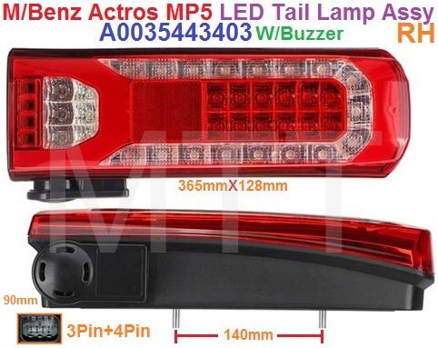 LED Tail Lamp Assy-M/Benz Actros - Image 2